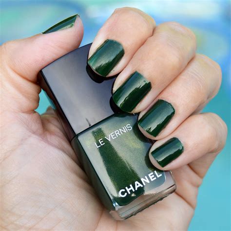 chanel emerald green nail polish|chanel nail polish colour chart.